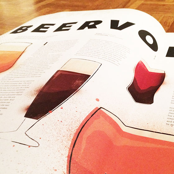 Digest Beer Illustrations